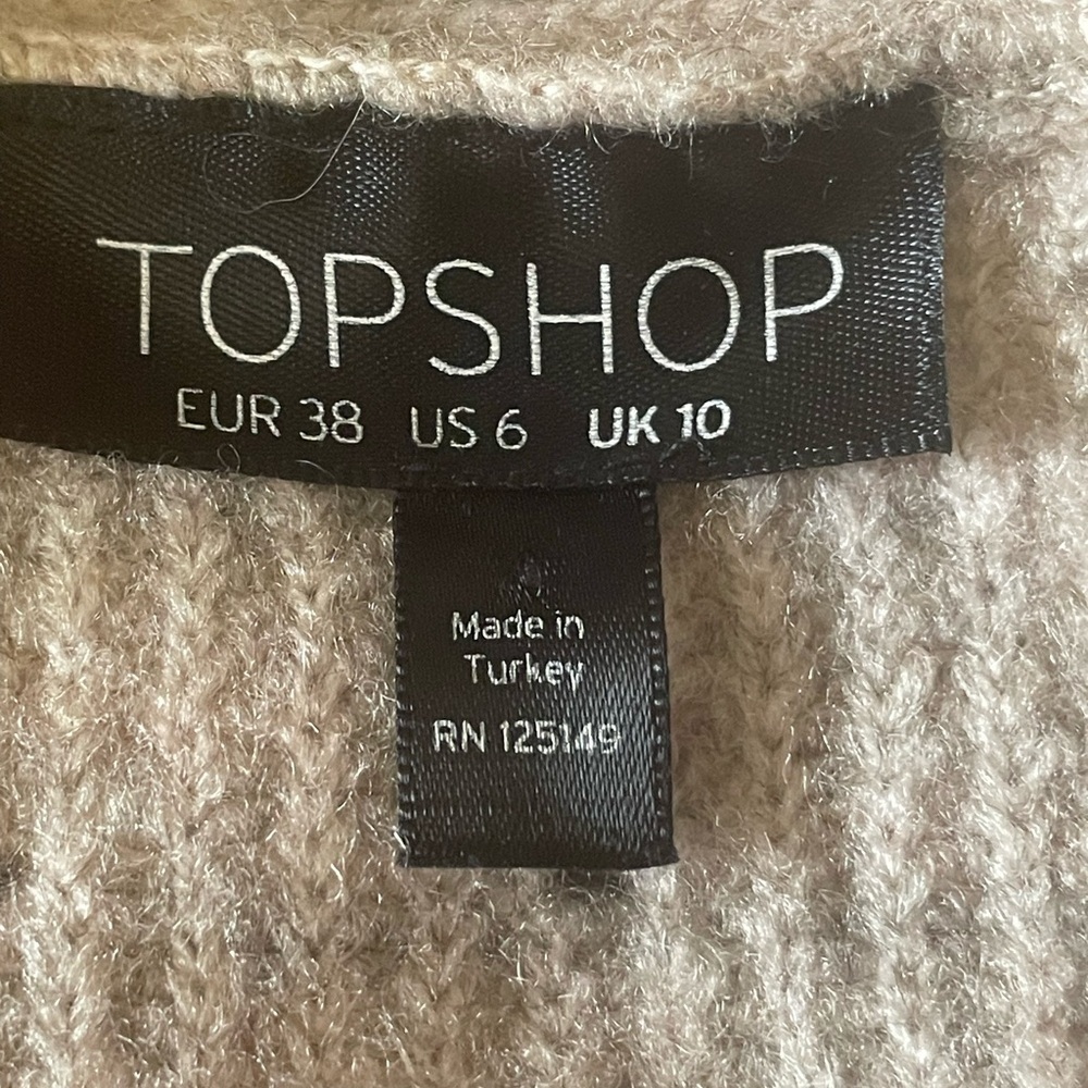 Topshop open front cardigan. - Picture 3 of 6